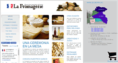 Desktop Screenshot of lafromagerie.cl